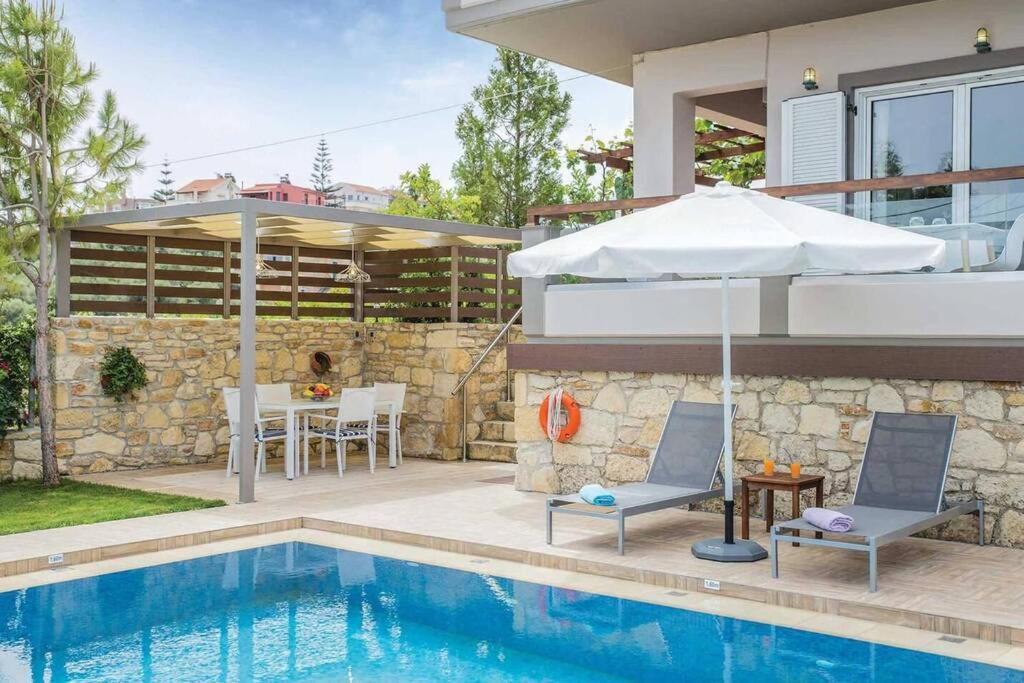 Villa Anastasia Chania ذاراتسو المظهر الخارجي الصورة