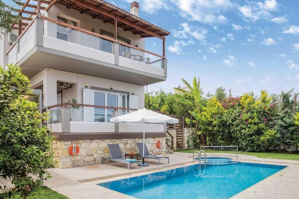 Villa Anastasia Chania ذاراتسو المظهر الخارجي الصورة